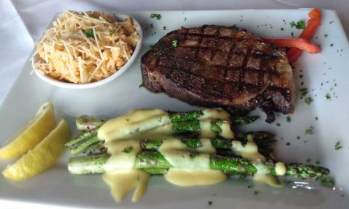Ribeye with Fresh Asparagus